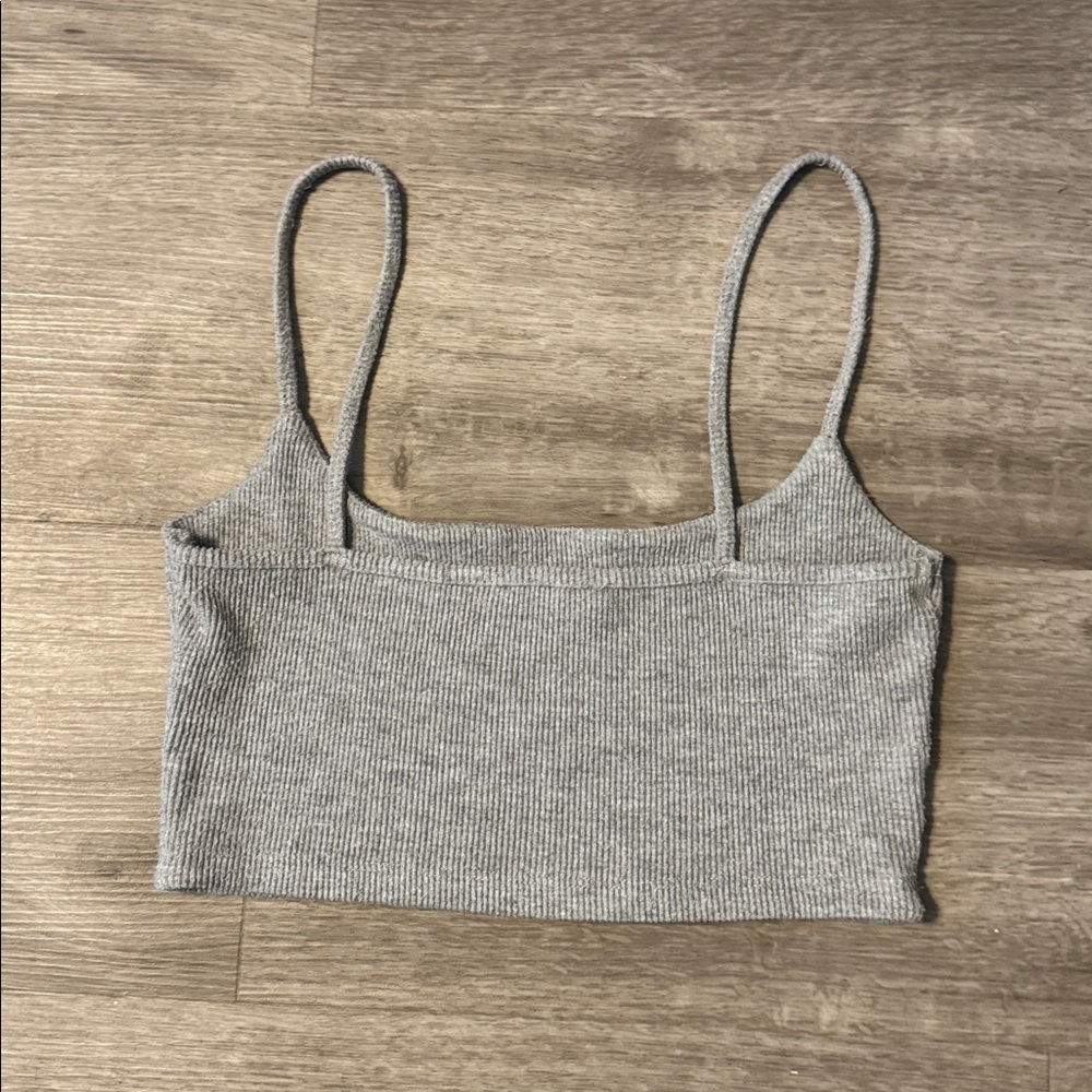 Zara Ribbed Knit Crop Top - Picture 3 of 4